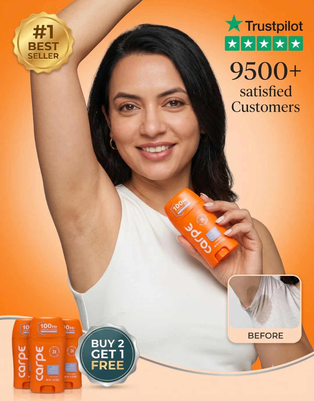 Dry Underarms In 5 Minutes
