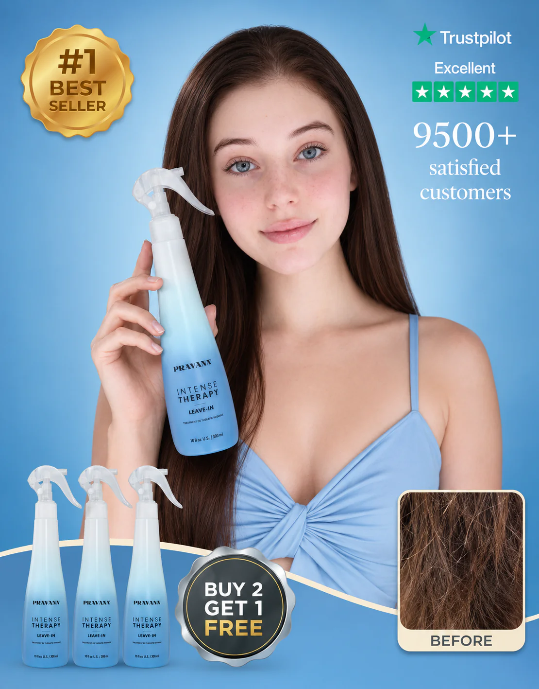 Frizz Free Hair in Minutes