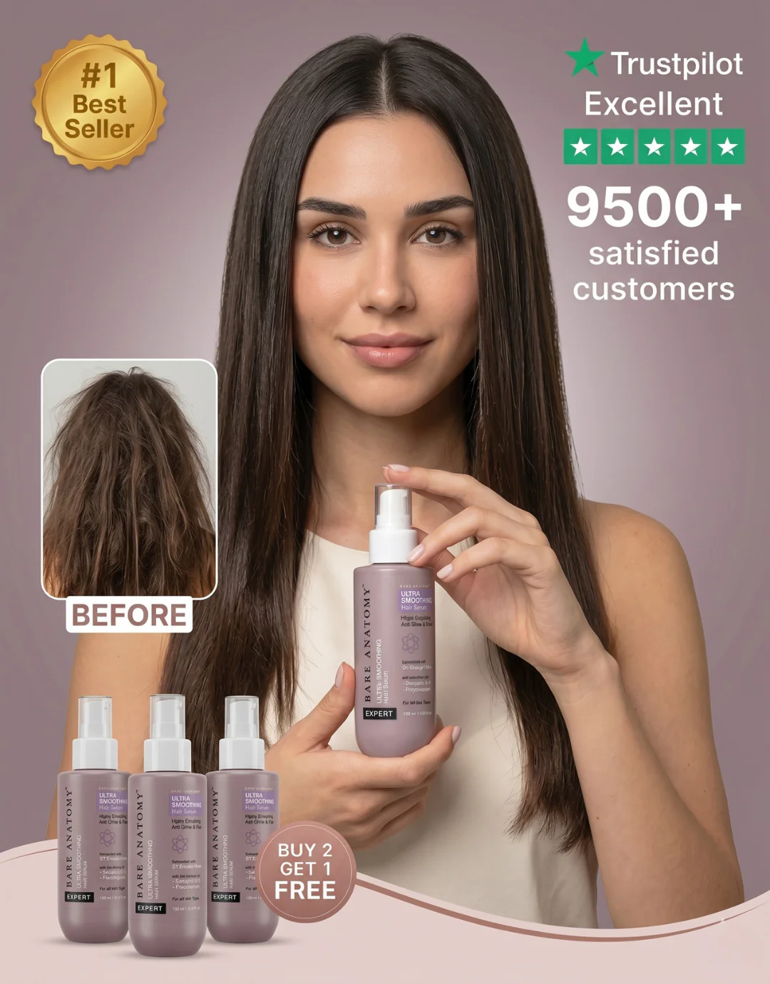 Smooth Hair in 30 Seconds